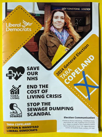 Thumbnail of leaflet from Tara Michelle-Louise Copeland