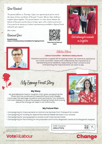 Thumbnail of leaflet from Rosalind Doré