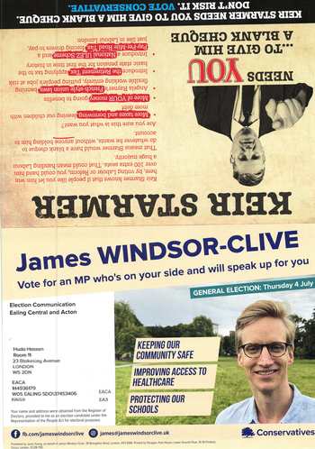 Thumbnail of leaflet from James Windsor-Clive