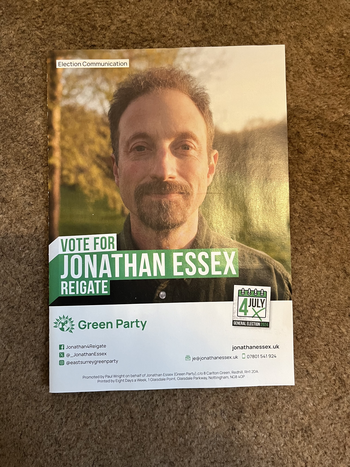 Thumbnail of leaflet from Jonathan Christopher St Aubyn Essex