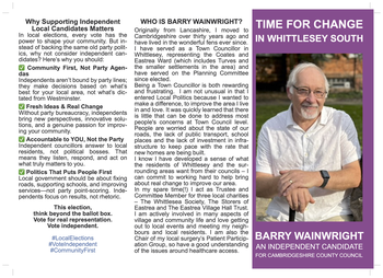 Thumbnail of leaflet from Barry Norman Wainwright