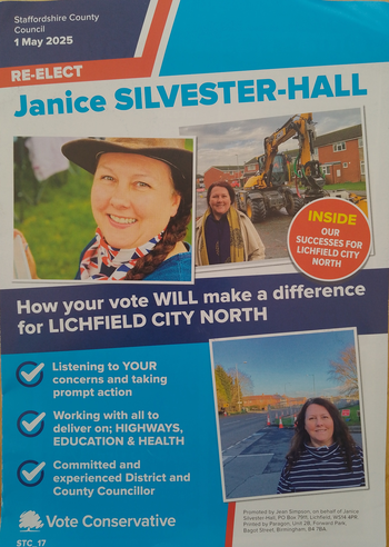 Thumbnail of leaflet from Janice Silvester-Hall