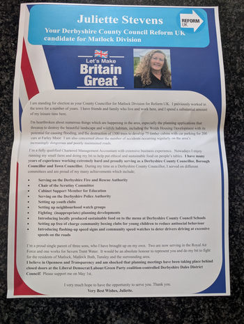 Thumbnail of leaflet from Juliette Nicola Stevens