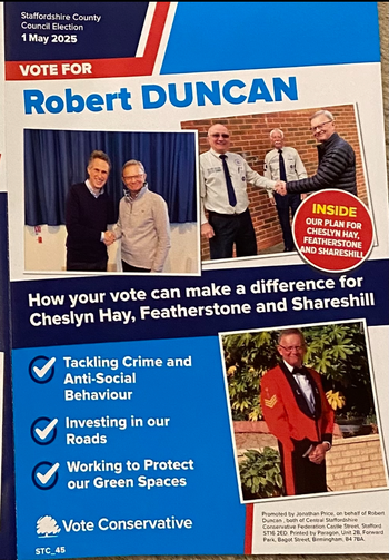 Thumbnail of leaflet from Rob Duncan