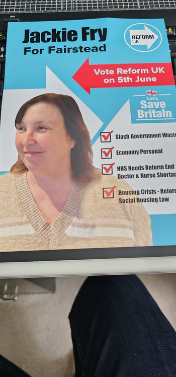 Thumbnail of leaflet from Jacqueline Fry