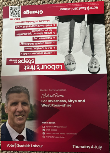 Thumbnail of leaflet from Michael Robert Perera