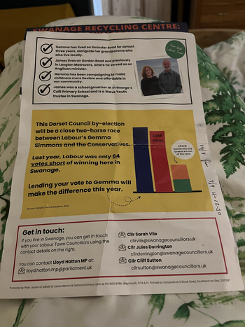 Thumbnail of leaflet from Gemma Nancy Alison Simmons