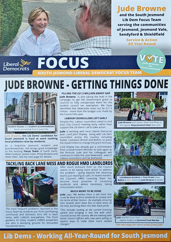 Thumbnail of leaflet from Jude Browne