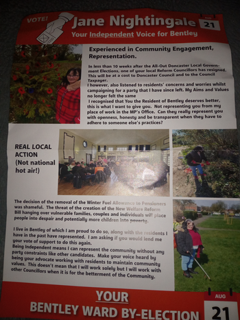 Thumbnail of leaflet from Jane Nightingale