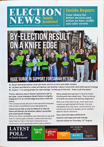 Thumbnail of leaflet from Sarah Peters
