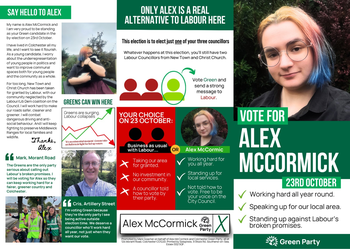 Thumbnail of leaflet from Alex McCormick
