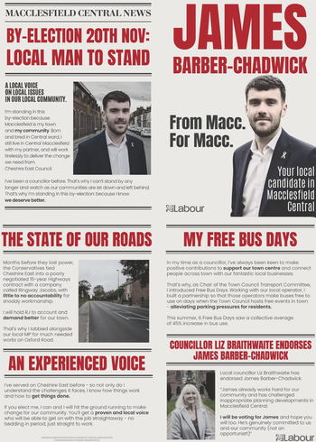 Thumbnail of leaflet from James Barber-Chadwick