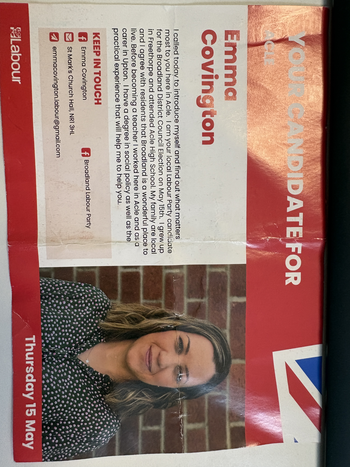 Thumbnail of leaflet from Emma Jennifer Covington