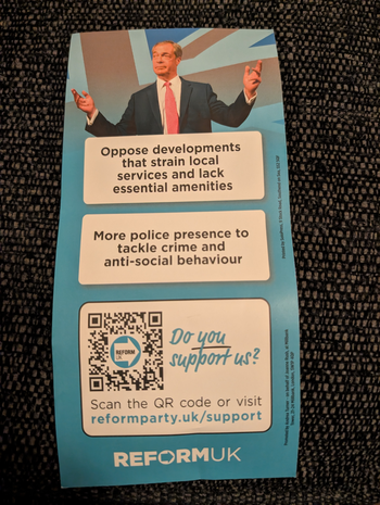 Thumbnail of leaflet from Joanne Rush