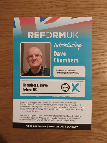 Thumbnail of leaflet from Dave Chambers