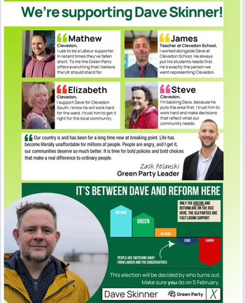 Thumbnail of leaflet from Dave Skinner