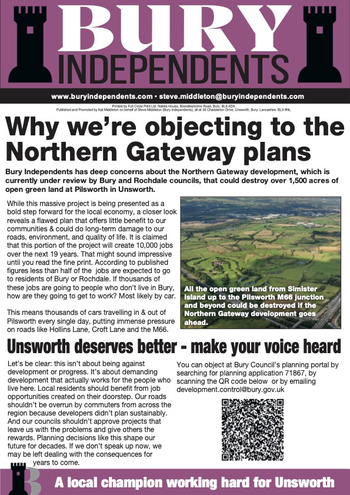 Thumbnail of leaflet from Steve Middleton