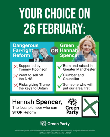 Thumbnail of leaflet from Hannah Spencer