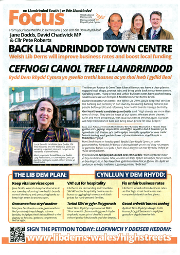 Thumbnail of leaflet from Jane Dodds