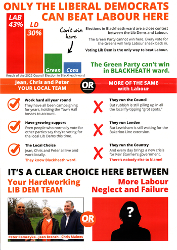 Thumbnail of leaflet from Chris Maines