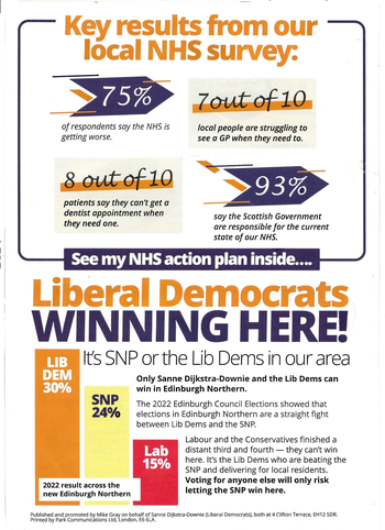 Thumbnail of leaflet from Sanne Dijkstra-Downie