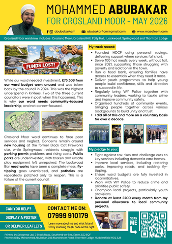 Thumbnail of leaflet from Mohammed Abubakar