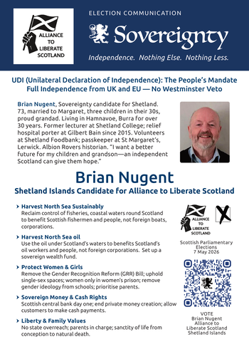 Thumbnail of leaflet from Brian Nugent