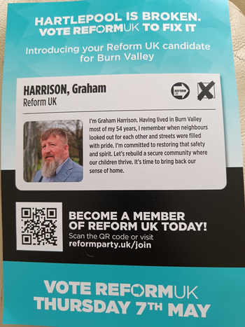 Thumbnail of leaflet from Graham Harrison