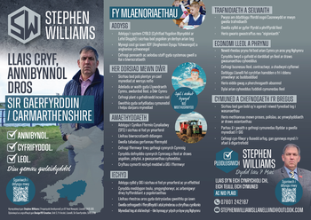 Thumbnail of leaflet from Stephen Williams