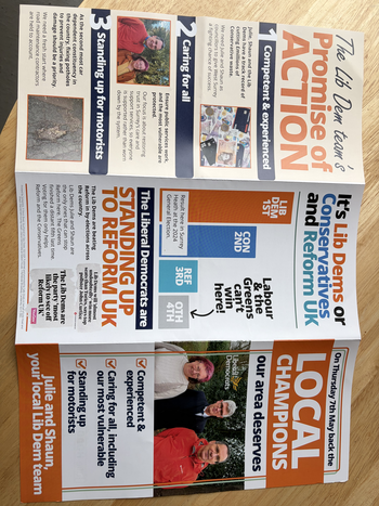 Thumbnail of leaflet from Julie Caron Hoad