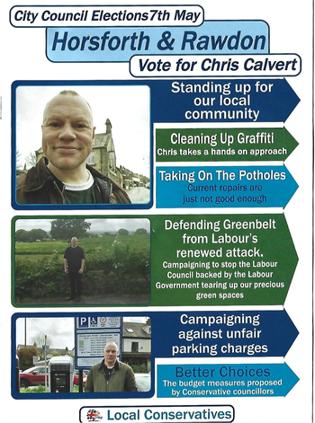 Thumbnail of leaflet from Chris Calvert