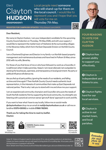 Thumbnail of leaflet from Clayton James Hudson