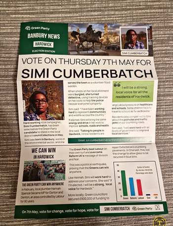 Thumbnail of leaflet from Simi Cumberbatch
