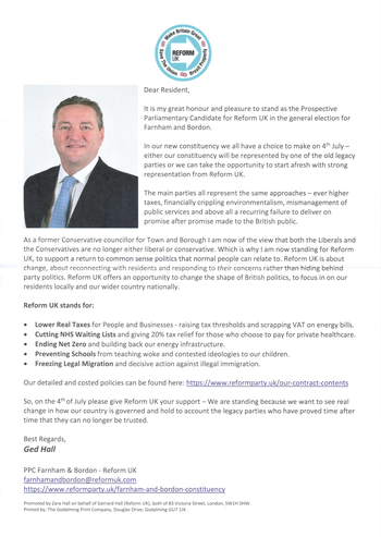 Thumbnail of leaflet from Ged Hall