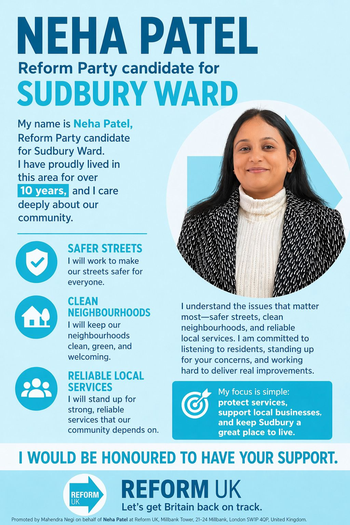 Thumbnail of leaflet from Neha Patel