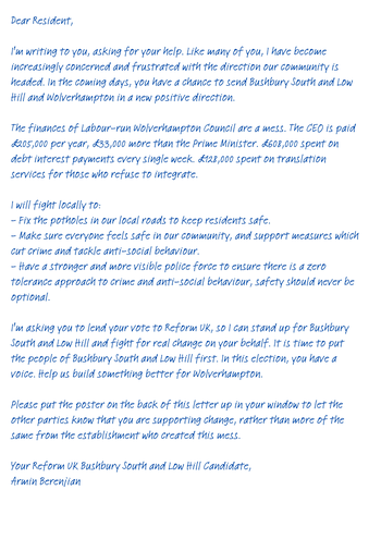 Thumbnail of leaflet from Armin Berenjian