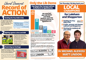 Thumbnail of leaflet from Matt Lindon