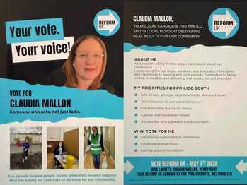 Thumbnail of leaflet from Claudia Mallon