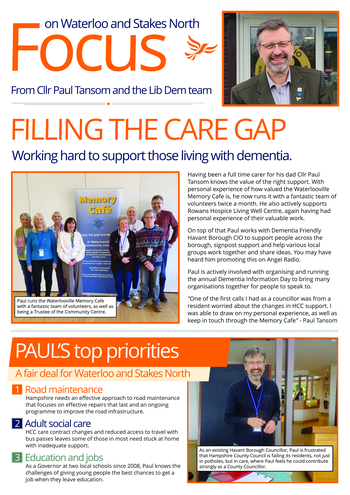 Thumbnail of leaflet from Paul Tansom