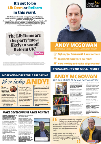 Thumbnail of leaflet from Andy McGowan