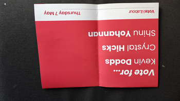 Thumbnail of leaflet from Crystal Hicks