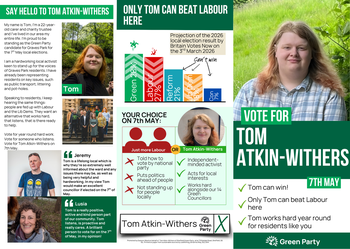 Thumbnail of leaflet from Tom Atkin-Withers