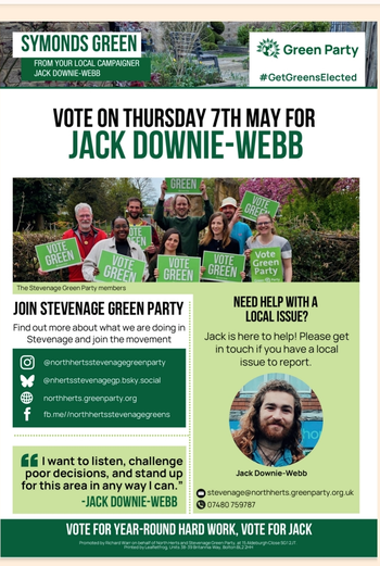 Thumbnail of leaflet from Jack Downie-Webb