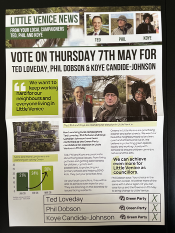 Thumbnail of leaflet from Ted Loveday