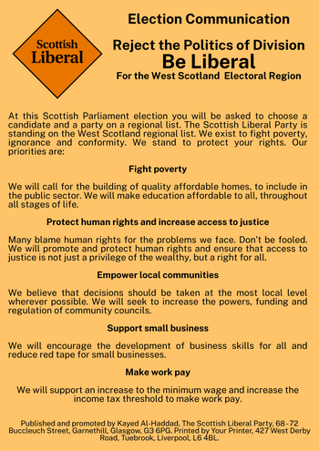Thumbnail of leaflet from Andrew Keir MacGregor