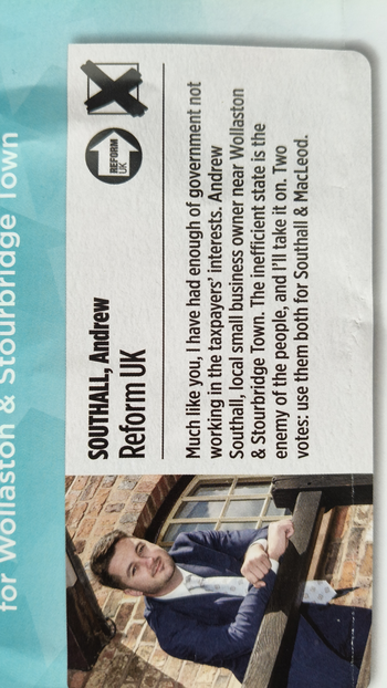 Thumbnail of leaflet from Andrew Southall