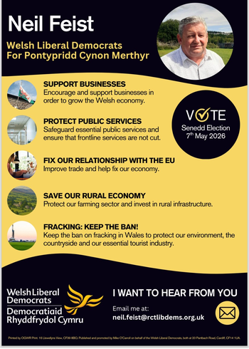 Thumbnail of leaflet from Neil Anthony Feist