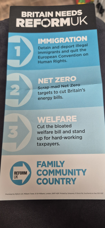 Thumbnail of leaflet from Steven John Hodgkiss