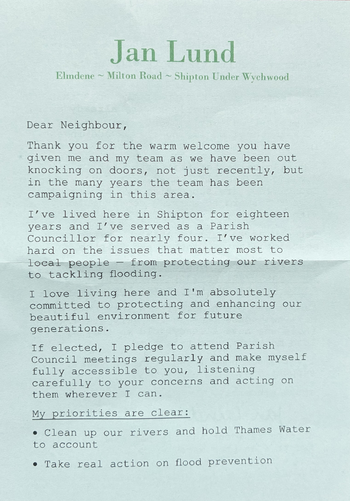 Thumbnail of leaflet from Jan Lund