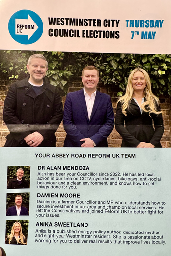 Thumbnail of leaflet from Damien Moore